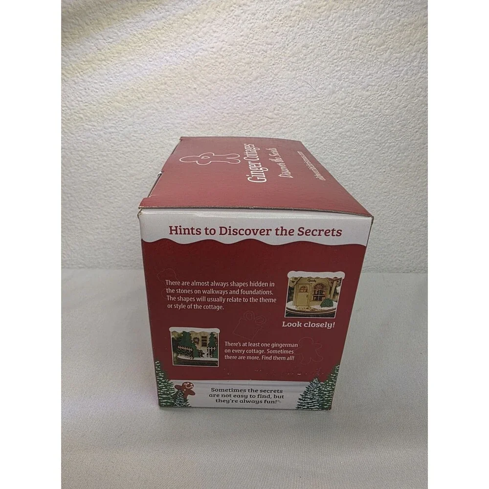Old World Christmas Ginger Cottage Wooden Ornament, All Aboard Train Depot NWT